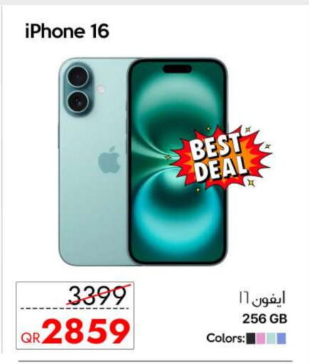 APPLE iPhone 16 available at iCONNECT  in Qatar - Al-Shahaniya
