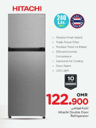 HITACHI Refrigerator available at Nesto Hyper Market   in Oman - Muscat