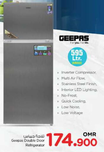 GEEPAS Refrigerator available at Nesto Hyper Market   in Oman - Muscat