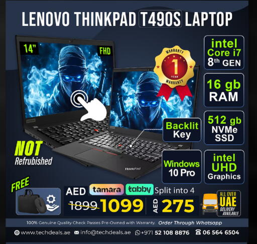 LENOVO Laptop available at TechDeals Electronics Trading in UAE - Sharjah / Ajman