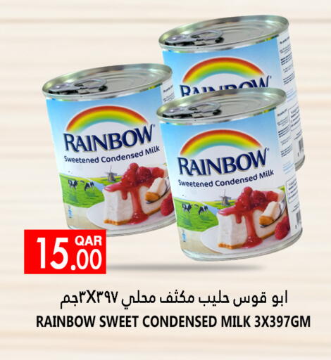 RAINBOW Condensed Milk available at Food Palace Hypermarket in Qatar - Doha
