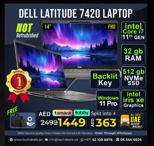 DELL Laptop available at TechDeals Electronics Trading in UAE - Al Ain