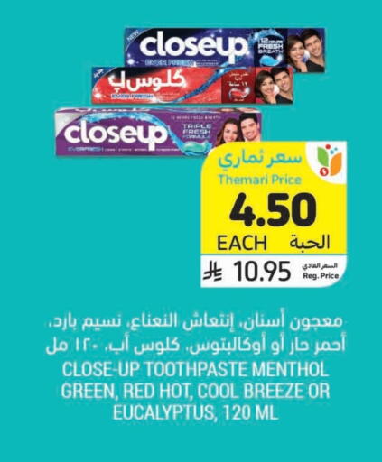 CLOSE UP Toothpaste available at Tamimi Market in KSA, Saudi Arabia, Saudi - Al Khobar