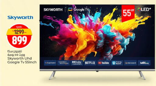 SKYWORTH Smart TV available at Paris Hypermarket in Qatar - Doha