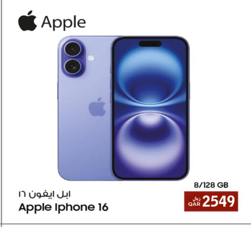 APPLE iPhone 16 available at Rawabi Hypermarket in Qatar - Al-Shahaniya