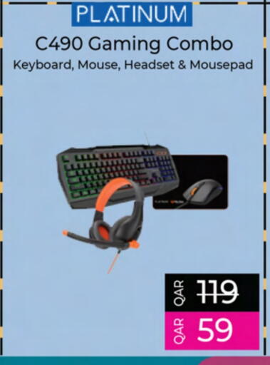 PLATINUM Earphone available at Ansar Gallery in Qatar - Al Shamal