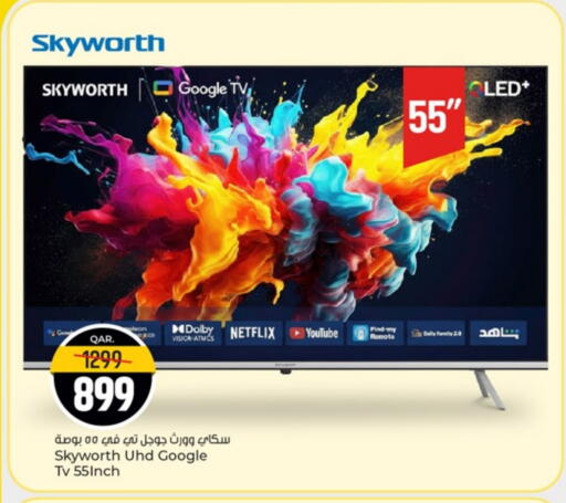SKYWORTH Smart TV available at Paris Hypermarket in Qatar - Doha