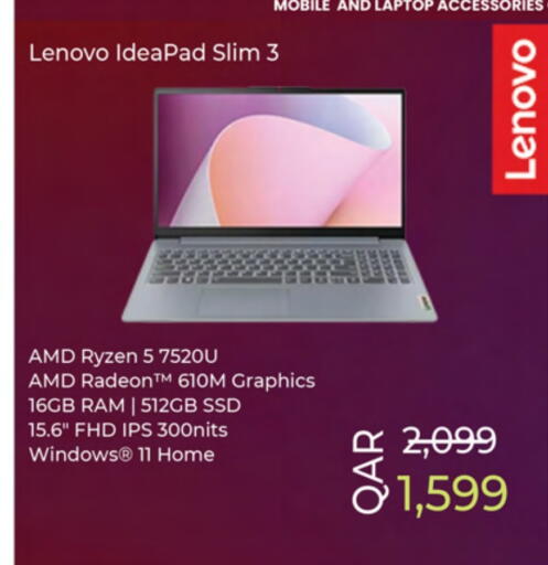 LENOVO Laptop available at Ansar Gallery in Qatar - Al Shamal