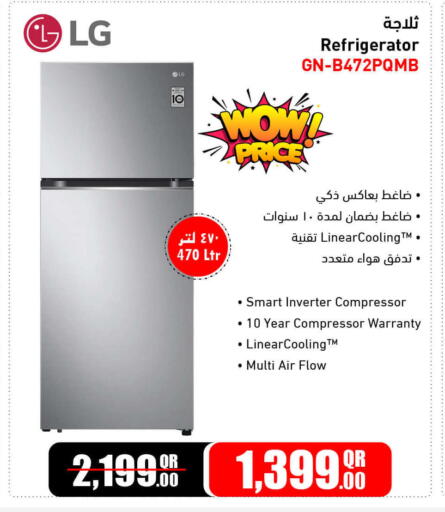 LG Refrigerator available at Jumbo Electronics in Qatar - Doha