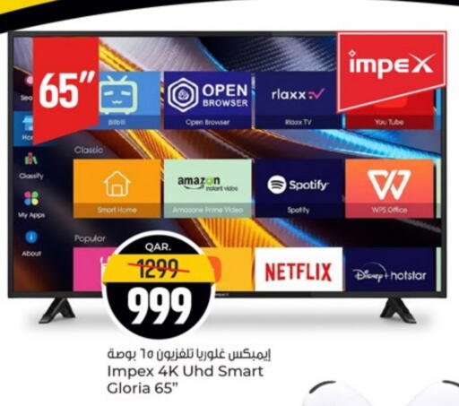 IMPEX Smart TV available at Paris Hypermarket in Qatar - Doha