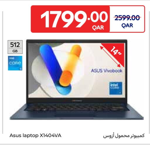 ASUS Laptop available at Carrefour in Qatar - Al-Shahaniya