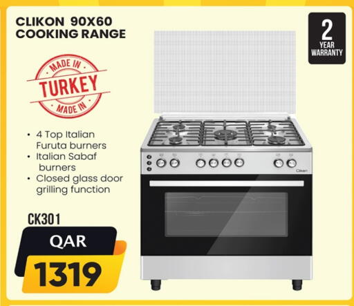 CLIKON Gas Cooker available at Ansar Gallery in Qatar - Al Shamal
