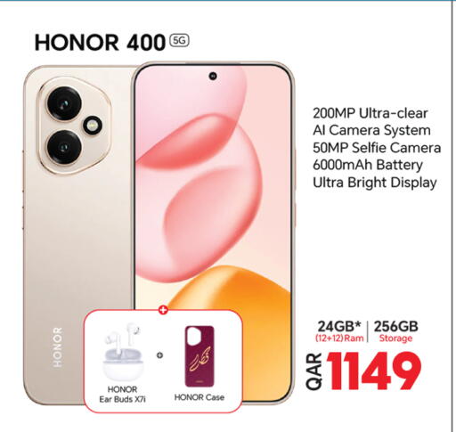 HONOR available at Safari Hypermarket in Qatar - Al Shamal