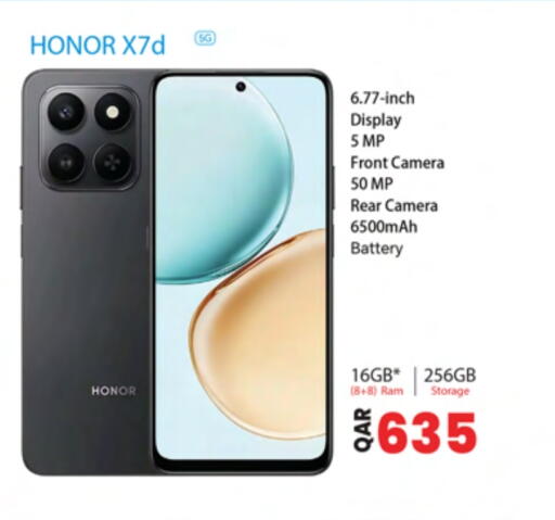 HONOR available at Ansar Gallery in Qatar - Al Shamal