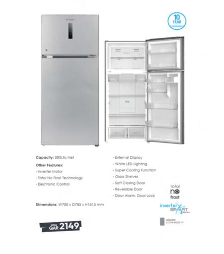 Refrigerator available at Ansar Gallery in Qatar - Al-Shahaniya