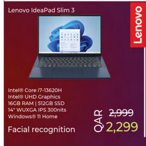 LENOVO Laptop available at Ansar Gallery in Qatar - Al Shamal