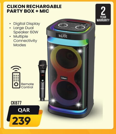 CLIKON Speaker available at Ansar Gallery in Qatar - Al Shamal