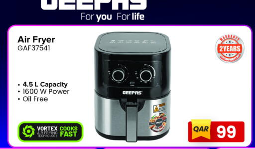 GEEPAS Air Fryer available at Regency Group in Qatar - Al-Shahaniya