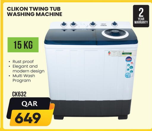 CLIKON Washing Machine available at Ansar Gallery in Qatar - Al Shamal