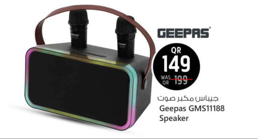 GEEPAS Speaker available at Safari Hypermarket in Qatar - Al-Shahaniya