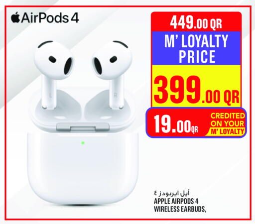 أبل سماعات أذن available at مونوبريكس in قطر - الشحانية