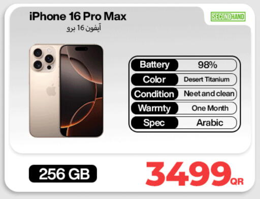 APPLE iPhone 16 available at Miracle Phones in Qatar - Al-Shahaniya