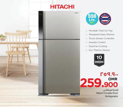 HITACHI Refrigerator available at Nesto Hyper Market   in Oman - Salalah