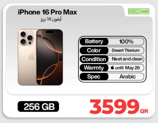 APPLE iPhone 16 available at Miracle Phones in Qatar - Al-Shahaniya
