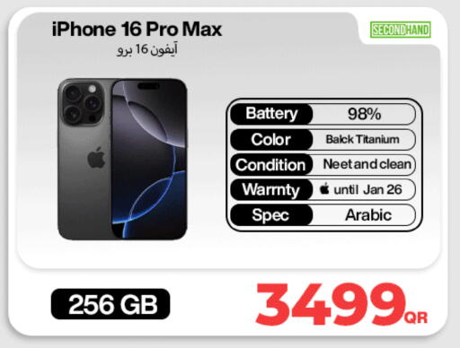 APPLE iPhone 16 available at Miracle Phones in Qatar - Al-Shahaniya
