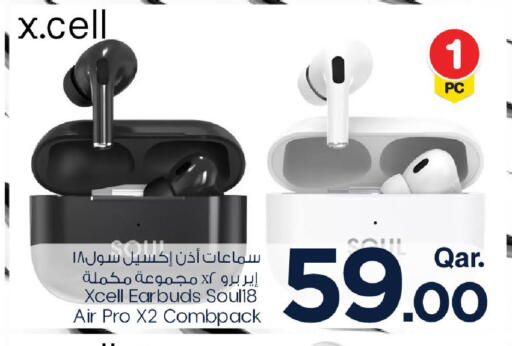XCELL Earphone available at Mark & Save  in Qatar - Al Shamal