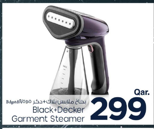 BLACK+DECKER Garment Steamer available at Mark & Save  in Qatar - Al Shamal