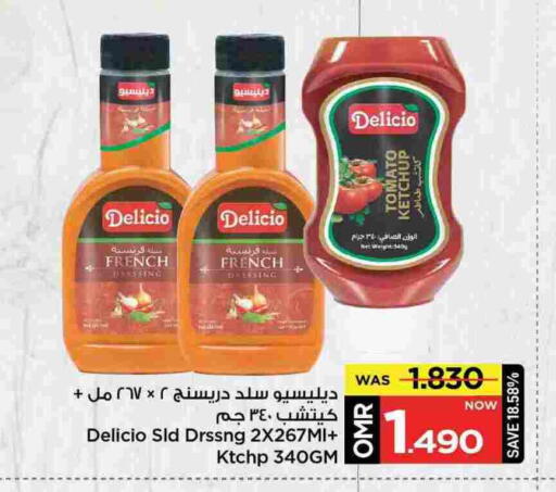 DELICIO Tomato Ketchup available at MARK & SAVE in Oman - Muscat