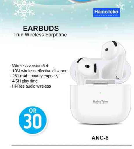 سماعات أذن available at سفاري هايبر ماركت in قطر - أم صلال