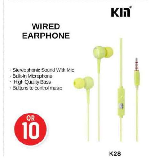 Earphone available at Safari Hypermarket in Qatar - Al Khor