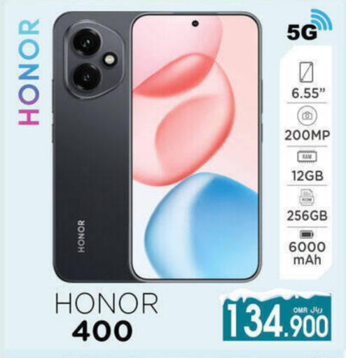 HONOR available at A & H in Oman - Muscat