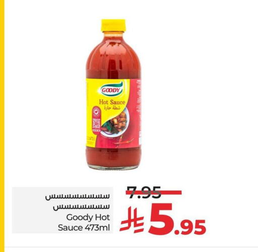 GOODY Hot Sauce available at LULU Hypermarket in KSA, Saudi Arabia, Saudi - Dammam