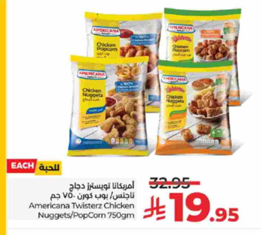 AMERICANA Chicken Nuggets available at LULU Hypermarket in KSA, Saudi Arabia, Saudi - Jeddah