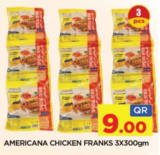 AMERICANA Chicken Franks available at Shop n Smile Hypermarket in Qatar - Al Shamal