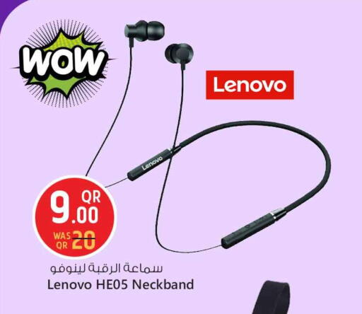 LENOVO Earphone available at Safari Hypermarket in Qatar - Al Shamal