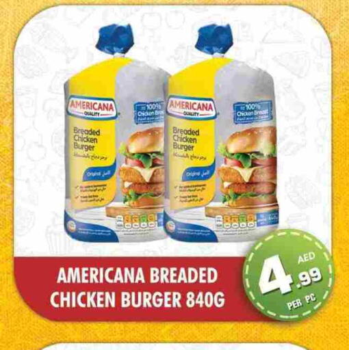 AMERICANA Chicken Burger available at NIGHT TO NIGHT DEPARTMENT STORE in UAE - Dubai