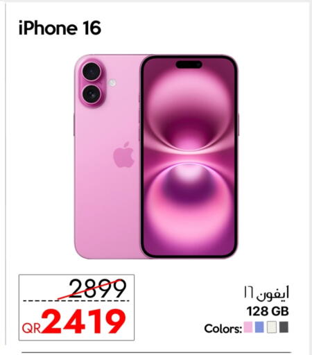 APPLE iPhone 16 available at iCONNECT  in Qatar - Al-Shahaniya