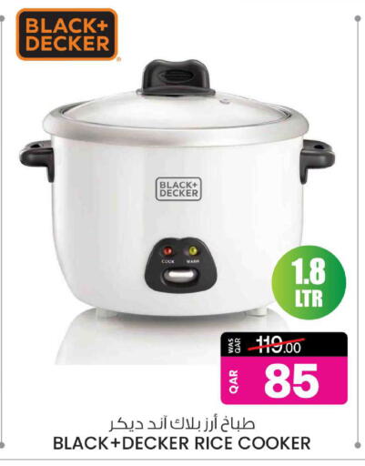 BLACK+DECKER Rice Cooker available at Ansar Gallery in Qatar - Al Shamal