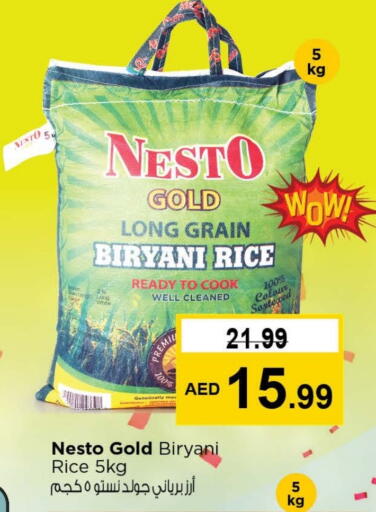 Basmati / Biryani Rice available at Nesto Hypermarket in UAE - Dubai