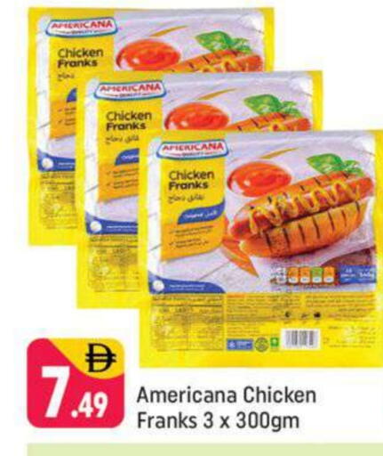 AMERICANA Chicken Franks available at Shaklan  in UAE - Dubai