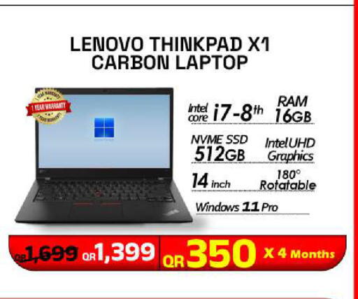 لينوفو available at تك ديلس ترادينغ in قطر - الشحانية
