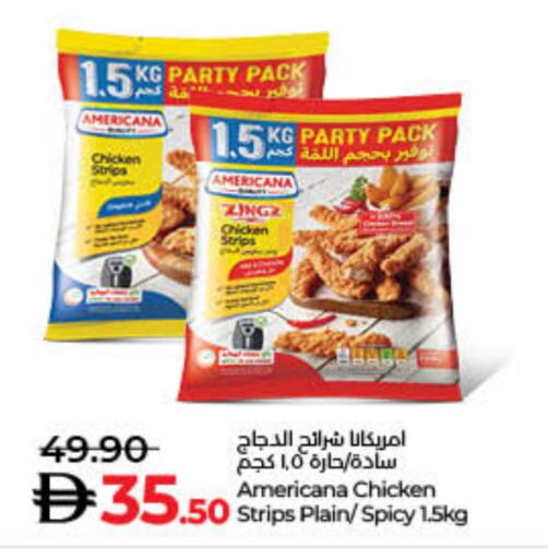 AMERICANA Chicken Strips available at Lulu Hypermarket in UAE - Sharjah / Ajman