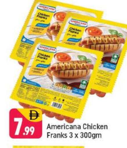 AMERICANA Chicken Franks available at Shaklan  in UAE - Dubai