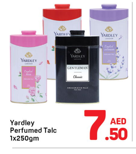 YARDLEY Talcum Powder available at Day to Day Department Store in UAE - Dubai