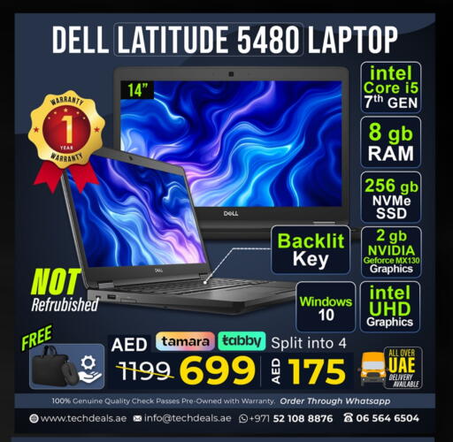 DELL Laptop available at TechDeals Electronics Trading in UAE - Fujairah