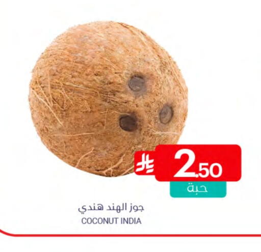 Coconut from India available at Muntazah Markets in KSA, Saudi Arabia, Saudi - Saihat